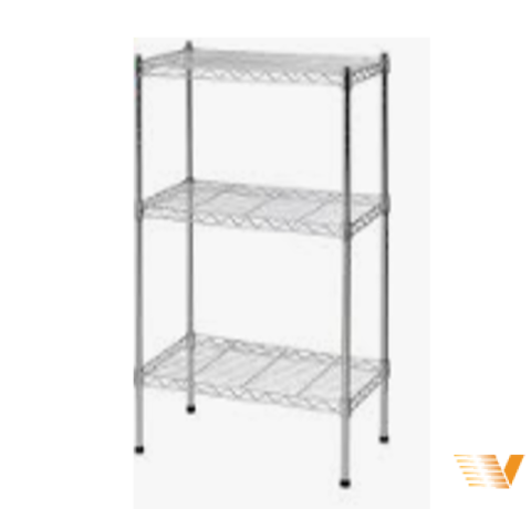 Xe đẩy inox 3 tầng (không bánh xe)